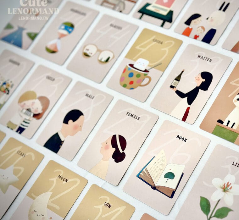 Cute Lenormand Choco|54 張可可雷諾曼占卜擴充卡