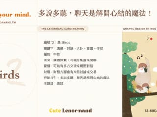 12 鳥 Birds | 雷諾曼牌義