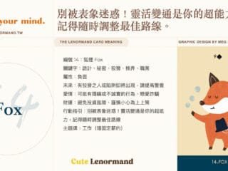 14 狐狸 Fox | 雷諾曼牌義