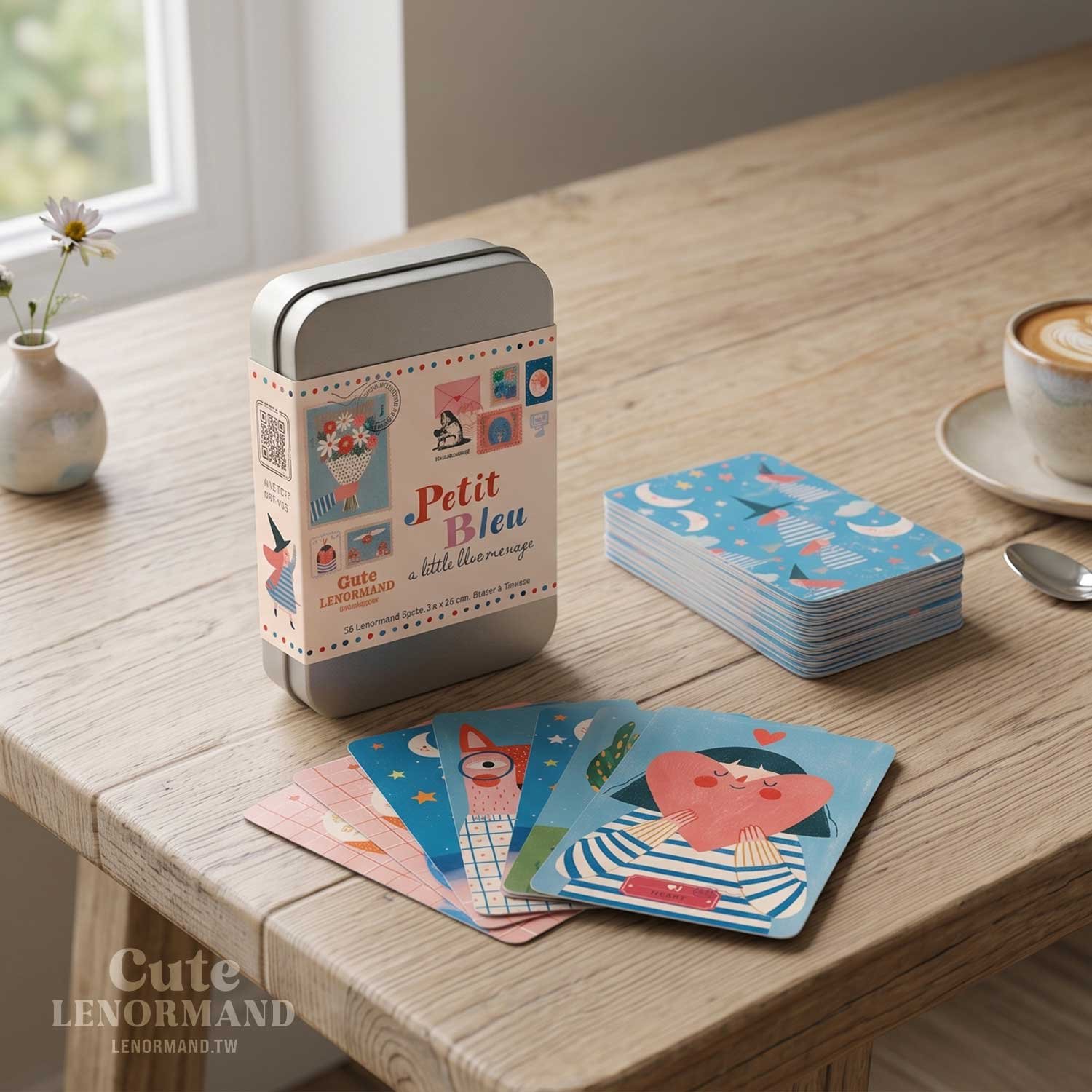 小藍雷諾曼 | Cute Lenormand Petit Bleu